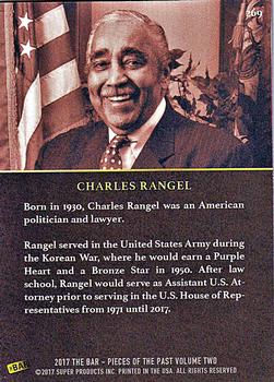 2017 The Bar Pieces of the Past #269 Charles Rangel Back