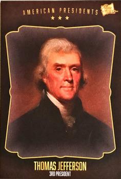 2017 The Bar Pieces of the Past #3 Thomas Jefferson Front