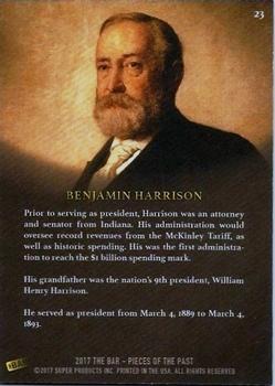 2017 The Bar Pieces of the Past #23 Benjamin Harrison Back
