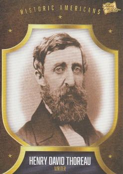 2017 The Bar Pieces of the Past #137 Henry David Thoreau Front