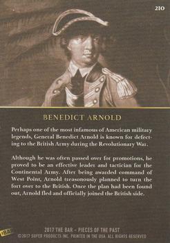 2017 The Bar Pieces of the Past #210 Benedict Arnold Back