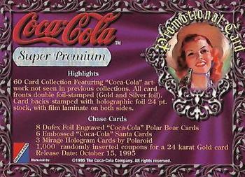 1995 Collect-A-Card Coca-Cola Super Premium #NNO Promo Back