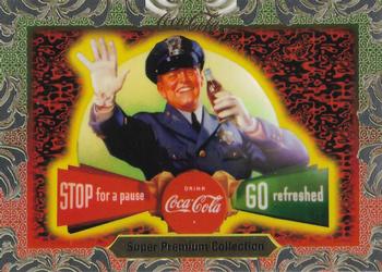 1995 Collect-A-Card Coca-Cola Super Premium #2 Cardboard Cutout Front