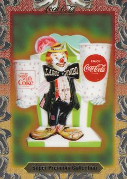 1995 Collect-A-Card Coca-Cola Super Premium #5 Plastic Formed Sign Front