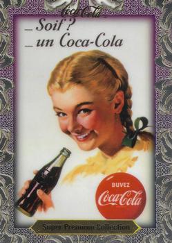 1995 Collect-A-Card Coca-Cola Super Premium #7 French Poster Front