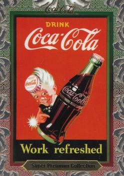 1995 Collect-A-Card Coca-Cola Super Premium #18 Wall Sign Front