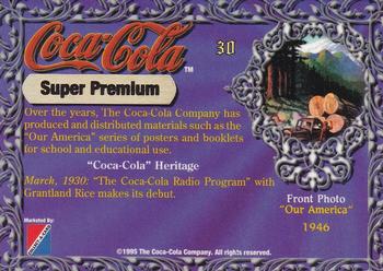 1995 Collect-A-Card Coca-Cola Super Premium #30 