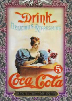 1995 Collect-A-Card Coca-Cola Super Premium #39 Metal Sign Front