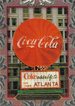 1995 Collect-A-Card Coca-Cola Super Premium #50 Neon Sign Front