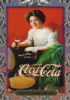 1995 Collect-A-Card Coca-Cola Super Premium #55 Cardboard Sign Front