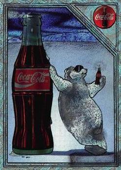 1995 Collect-A-Card Coca-Cola Super Premium - Foil-Engraved Polar Bear #SPB-1 U-U-U-M-M-M Front