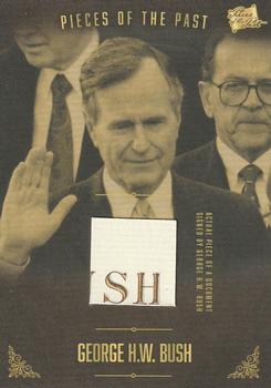 2017 The Bar Pieces of the Past - Relics #PR-GHWB02 George H.W. Bush Front