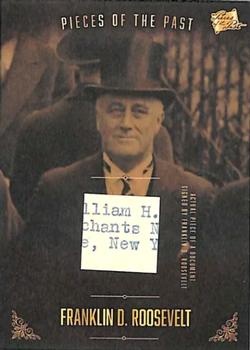 2017 The Bar Pieces of the Past - Relics #PR-FDR01 Franklin D. Roosevelt Front