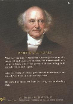 2017 The Bar Pieces of the Past - Limited Edition #8 Martin Van Buren Back