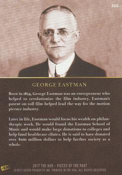 2017 The Bar Pieces of the Past - Limited Edition #201 George Eastman Back