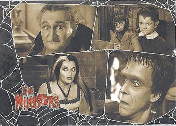 2004 The Munsters Promos #P2 Grandpa, Eddie & Woof Woof, Lilly, Herman Front