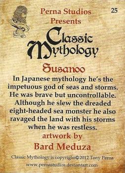 2012 Perna Studios Classic Mythology #25 Susanoo Back