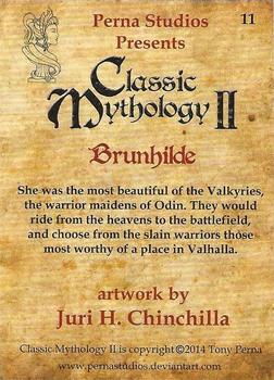 2014 Perna Studios Classic Mythology II #11 Brunhilde Back