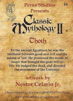 2014 Perna Studios Classic Mythology II #16 Thoth Back