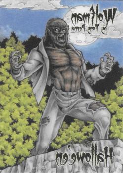 2014 Perna Studios Hallowe'en: All Hallows' Eve - Color Clear Frosted #NNO Wolfman Back