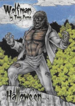 2014 Perna Studios Hallowe'en: All Hallows' Eve - Color Clear Frosted #NNO Wolfman Front