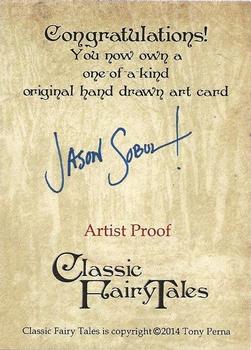 2015 Perna Studios Classic Fairy Tales - Artist Proof Sketches #NNO Jason Sobol Back