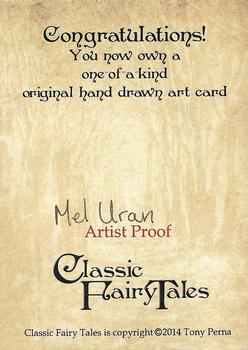 2015 Perna Studios Classic Fairy Tales - Artist Proof Sketches #NNO Mel Uran Back