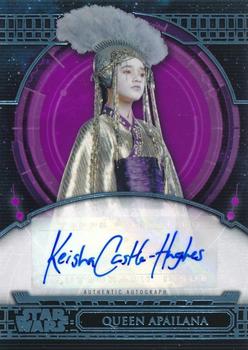2017 Topps Star Wars 40th Anniversary - Autographs Purple #AA-KCH Keisha Castle-Hughes Front