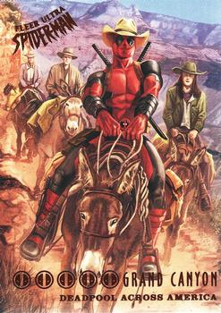 2017 Fleer Ultra Marvel Spider-Man - Deadpool Across America #DA4 Grand Canyon Front