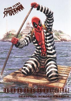 2017 Fleer Ultra Marvel Spider-Man - Deadpool Across America #DA9 Alcatraz Front