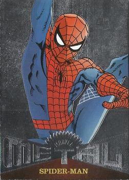 2017 Fleer Ultra Marvel Spider-Man - Marvel Metal #MM1 Spider-Man Front