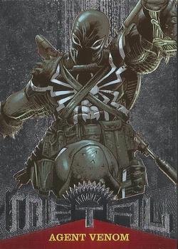 2017 Fleer Ultra Marvel Spider-Man - Marvel Metal #MM4 Agent Venom Front