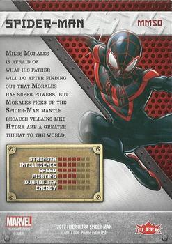 2017 Fleer Ultra Marvel Spider-Man - Marvel Metal #MM50 Spider-Man Back