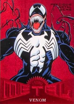 2017 Fleer Ultra Marvel Spider-Man - Marvel Metal Precious Metal Gems Red #MM23 Venom Front