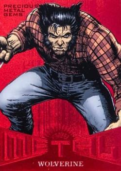 2017 Fleer Ultra Marvel Spider-Man - Marvel Metal Precious Metal Gems Red #MM33 Wolverine Front