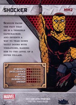 2017 Fleer Ultra Marvel Spider-Man - Marvel Metal Precious Metal Gems Gold #MM2 Shocker Back