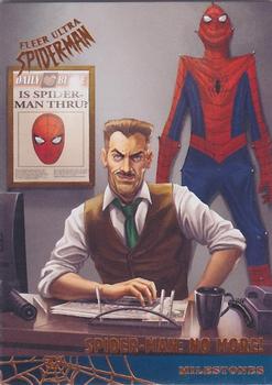 2017 Fleer Ultra Marvel Spider-Man - Milestones #M-2 Spider-Man: No More! Front