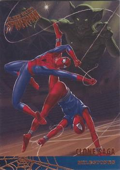 2017 Fleer Ultra Marvel Spider-Man - Milestones #M-4 Clone Saga Front
