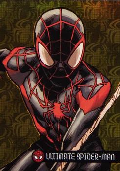 2017 Fleer Ultra Marvel Spider-Man - Royal Foil #GC14 Ultimate Spider-Man Front