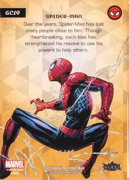 2017 Fleer Ultra Marvel Spider-Man - Royal Foil Pattern 1 #GC19 Spider-Man Back