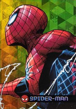 2017 Fleer Ultra Marvel Spider-Man - Royal Foil Pattern 1 #GC19 Spider-Man Front