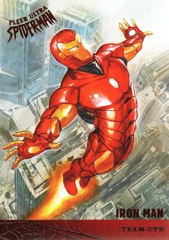 2017 Fleer Ultra Marvel Spider-Man - Team Ups #TU6 Iron Man Front