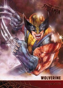2017 Fleer Ultra Marvel Spider-Man - Team Ups #TU9 Wolverine Front