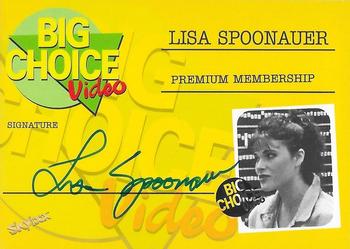 2017 SkyBox Clerks - Big Choice Video Autographs #ABC-LS Lisa Spoonauer Front