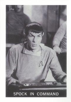 1981 Leaf 1967 Star Trek (Reprint) #11 Spock in Command (seated at helm) Front