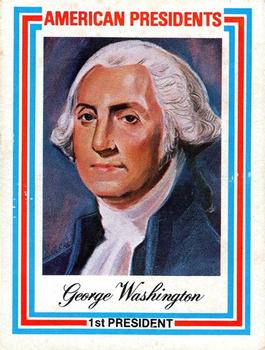 1974 Visual Panographics US Presidents #1st George Washington Front