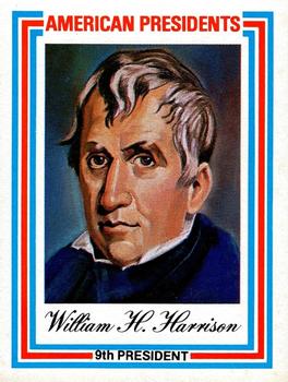 1974 Visual Panographics US Presidents #9th William Henry Harrison Front