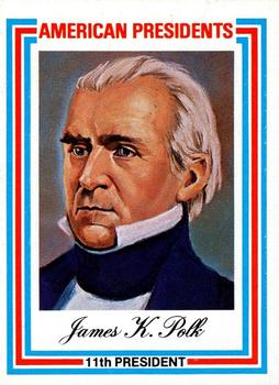 1974 Visual Panographics US Presidents #11th James K. Polk Front