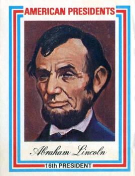 1974 Visual Panographics US Presidents #16th Abraham Lincoln Front