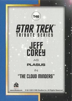 2013 Rittenhouse Star Trek The Original Series Heroes and Villains - Tribute: Season 3 #T46 Jeff Corey as Plasus Back